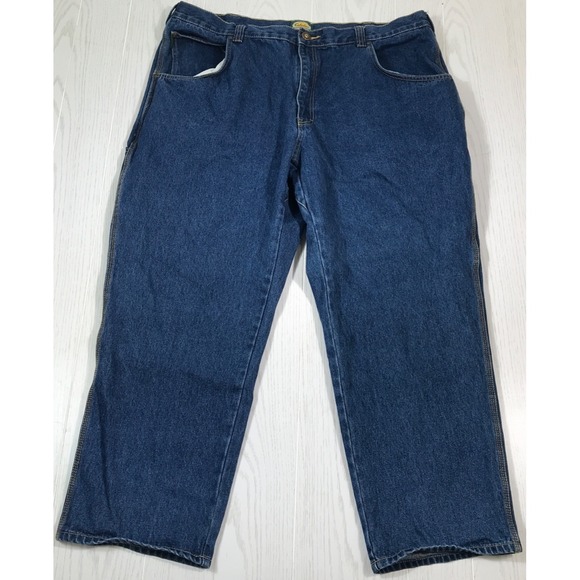 Cabelas Outdoor Gear Carpenter Jeans Men 44x29 Blue Denim Cotton Work Lot Of 2 - Picture 2 of 16